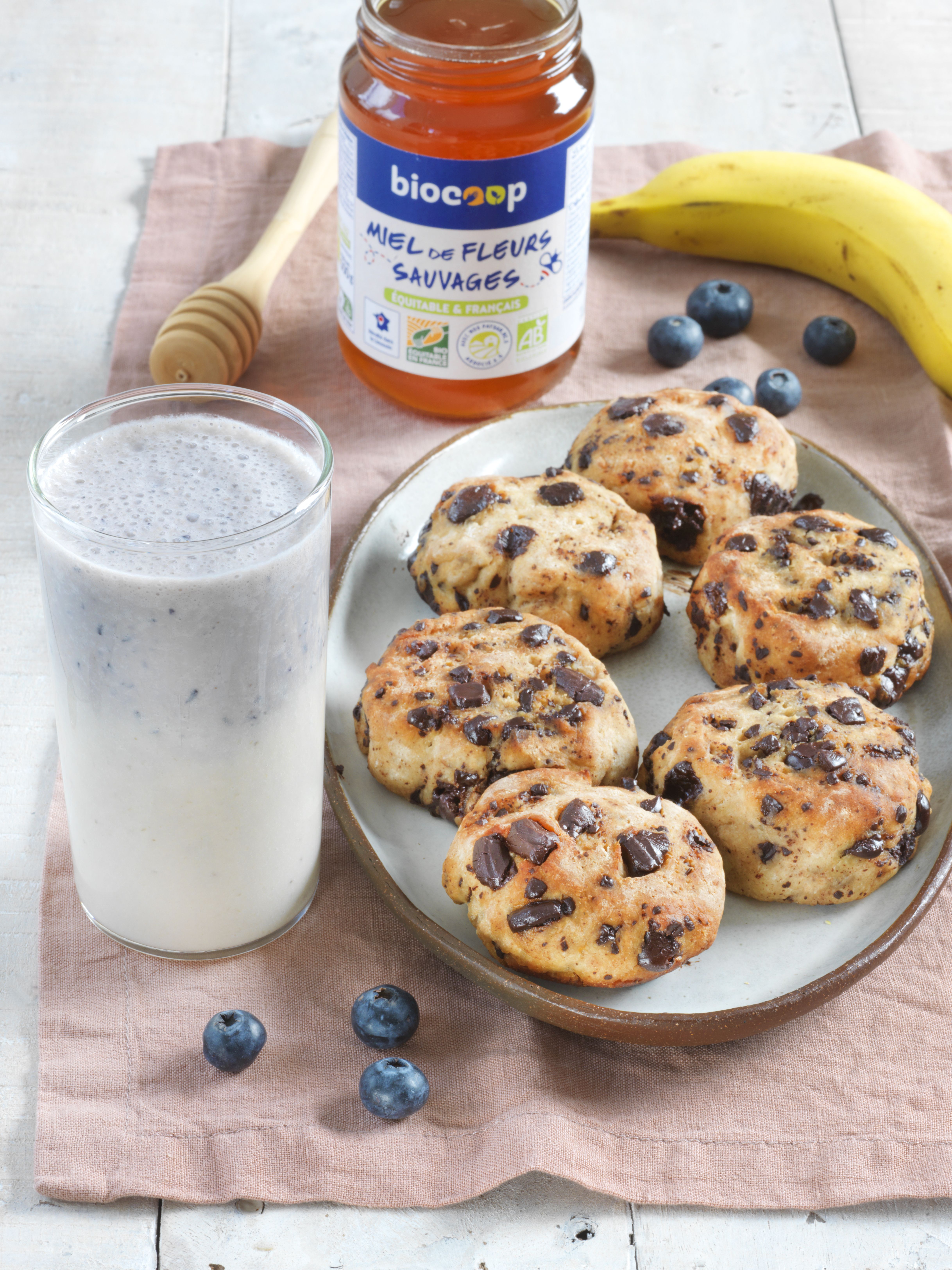 Smoothie d'été et brioche au skyr de brebis Smoothie d'été et brioche au skyr de brebis